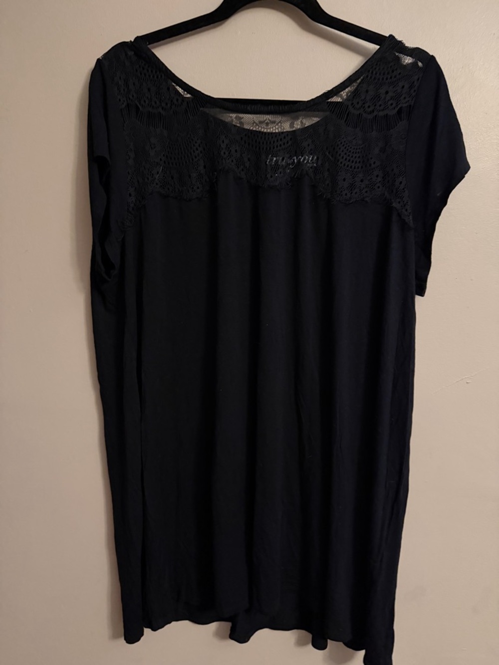 Black Lace Nightgown